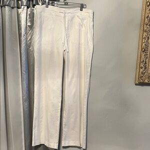 Level 99 White Drawstring Chinos